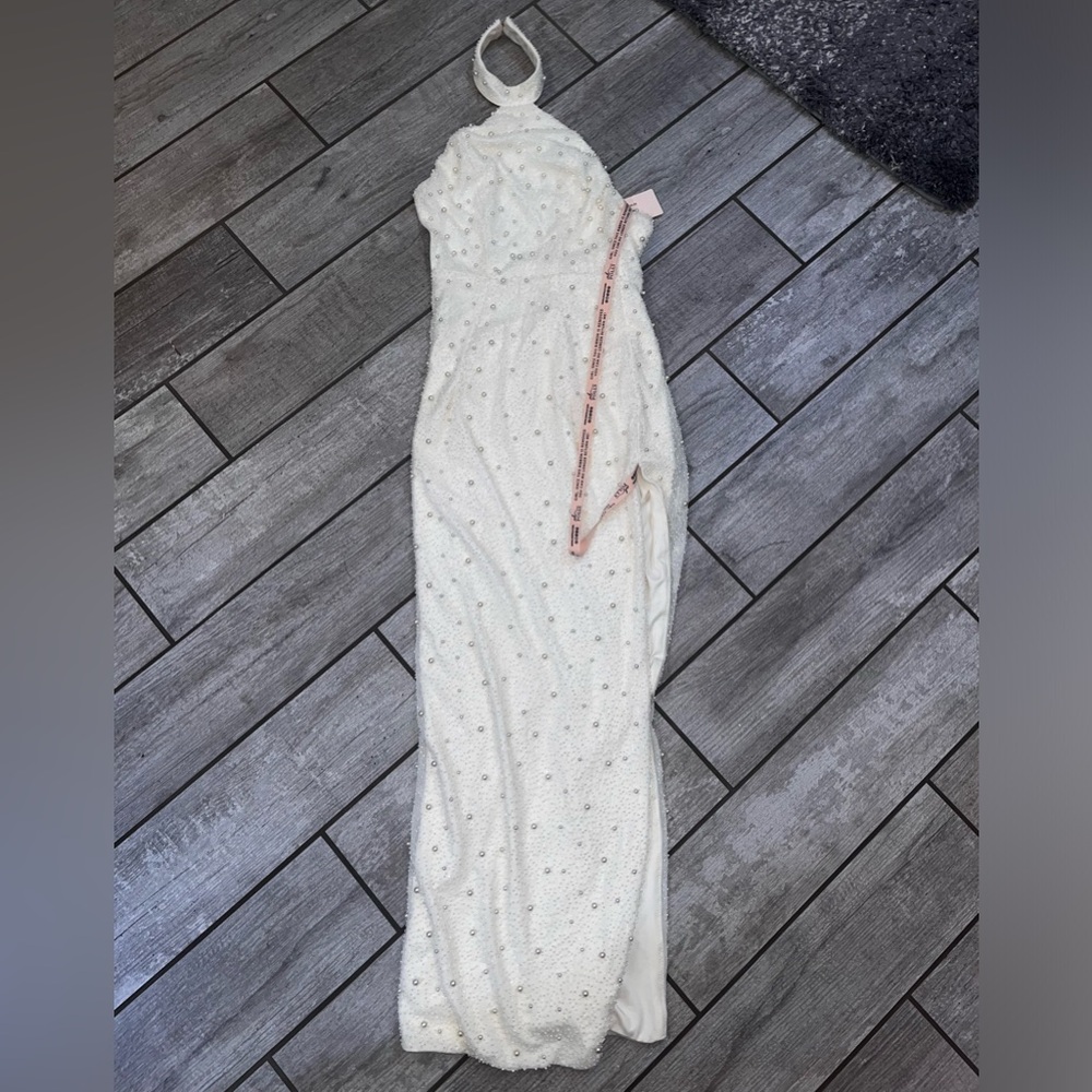 US size 4 / AUS size 8 never been worn!!! All white OhPolly Dress: Positano